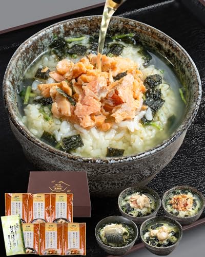 荒畑園 鰹節屋がつくった贅沢だし茶漬け 4種（6食セット） お茶漬け ギフト 金目鯛 銀鮭 帆立 金華鯖