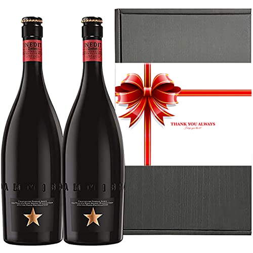 イネディットギフトセット 750ml×2本 BOX付き スペイン産高級ビール 贈物 御祝 ギフト