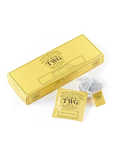 TWG Tea 高級紅茶 1837 Black Tea ティーバッグ 個包装 2.5g×15個 ギフト・贈り物