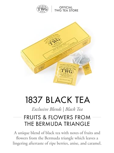 TWG Tea 高級紅茶 1837 Black Tea ティーバッグ 個包装 2.5g×15個 ギフト・贈り物