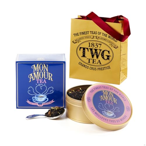 TWG Tea公式 モナムールティー キャビア缶 紅茶ギフト 高級茶葉100g 紙袋付き