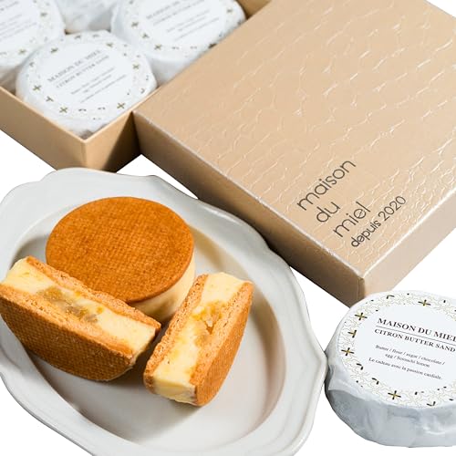 メゾンデュミエル シトロンバターサンド スイーツ ギフト 高級 お菓子 詰め合わせ 4個入り