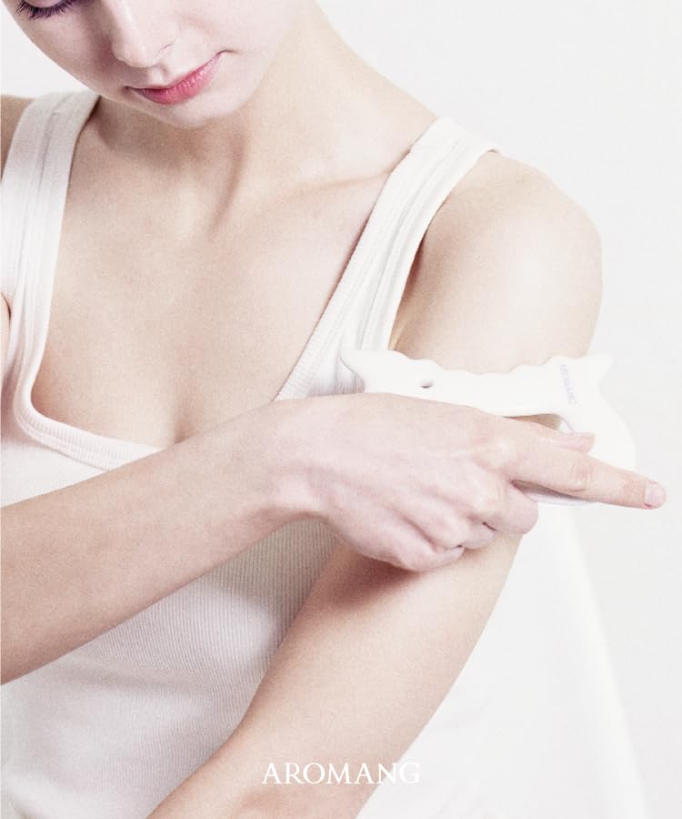 AROMANG アロマン カッサ ボディ専用 天然セラミック製 マッサージプレート