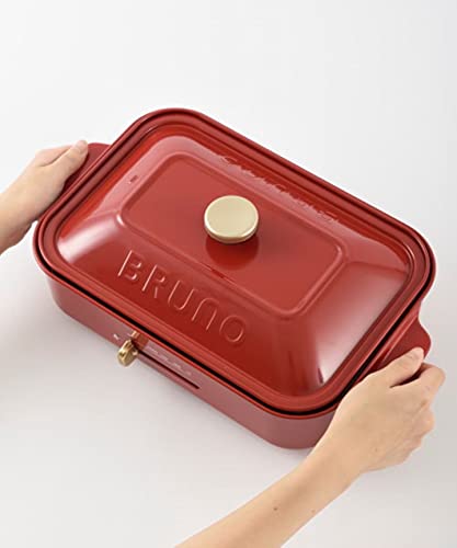 BRUNO ブルーノ コンパクトホットプレート たこ焼き セラミック鍋 平面