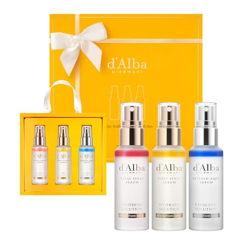 d'Alba ホワイトトリュフ スプレーセラム 3ソリューション ギフトセット 52ml×3