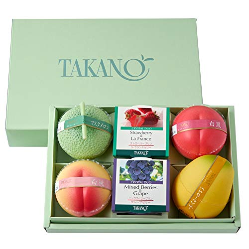 新宿高野 果実ピュアゼリー&クリスタルデュオ 6個入り タカノ フルーツゼリー ギフト