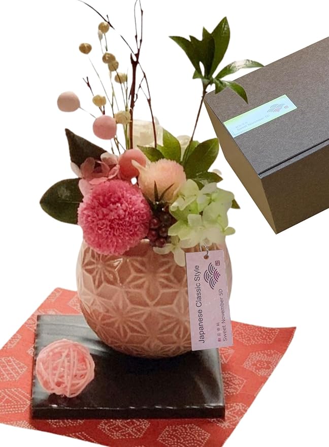 和花専科 Comomo こもも Japanese Classic Style プリザーブド花ギフト