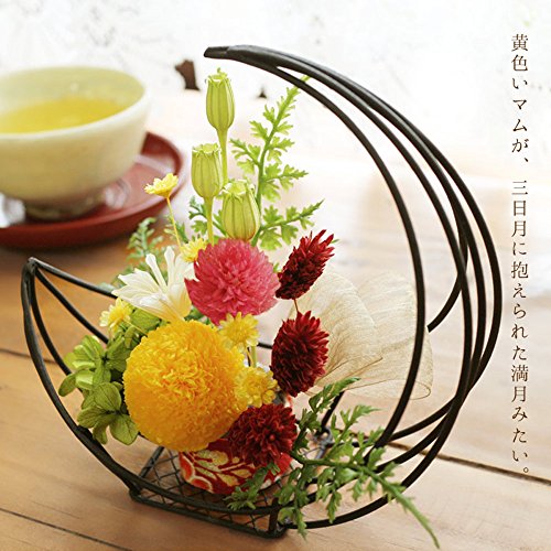 月明り プリザーブドフラワー 菊 母の日 敬老の日 プレゼント たんぽぽ月