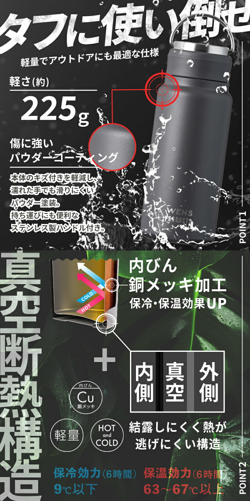 水筒 マイボトル 名入れ無料 WENS PRODUCTS 母の日限定ラッピング